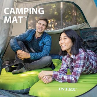 Intex Napihljiva vzmetnica TPU camping Dura-Beam