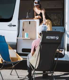 Klymit Camping stol Ridgeline, modra