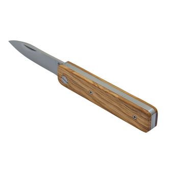 Baladeo ECO331 Žepni nož Papagayo, rezilo 7,5 cm, jeklo 420, ročaj iz olivnega lesa