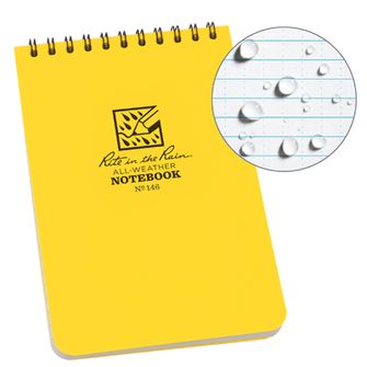 Rite in the Rain All Weather Notebook rumena št. 146