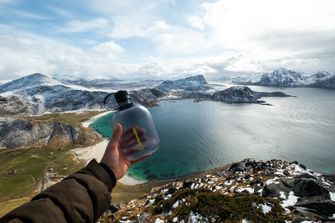 Pinguin Tritan Flaška 1,0L, siva