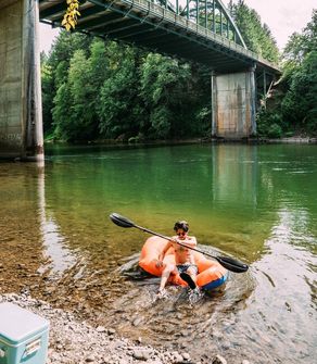 Klymit Packraft LiteWater Dinghy (LWD), oranžna in modra