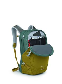 OSPREY mesto nahrbtnik NEBULA,  green tunnel/brindle brown