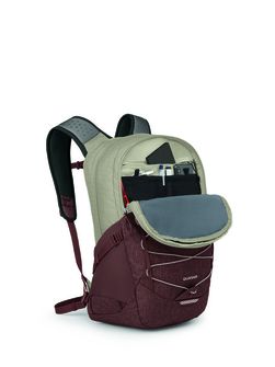 OSPREY mestni nahrbtnik QUASAR,  sawdust tan/raisin red