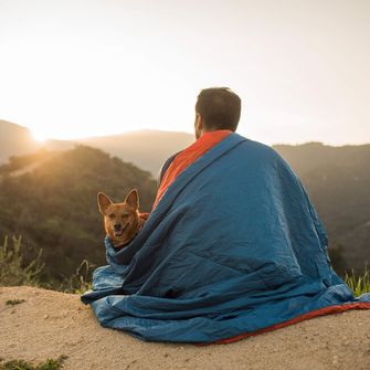 Klymit Versa Blanket™, modro-oranžna