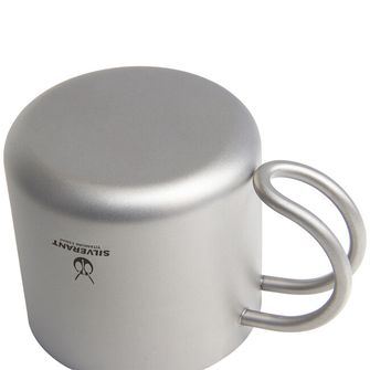 Silverant Titanijeva skodelica za kavo z ročajem 110 ml