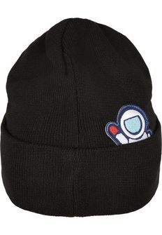 NASA Beanie zimska kapa, črna