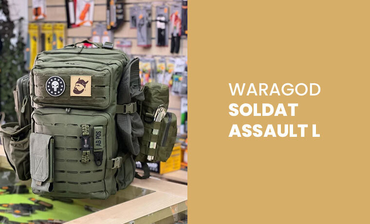 Waragod Soldat L nahrbtnik - praktična prostornina po razumni ceni