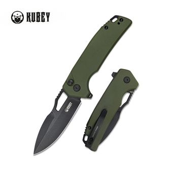 Žepni nož KUBEY RDF - zeleno-črni