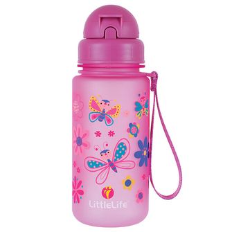 LittleLife otroška steklenička za vodo 400 ml, metulji